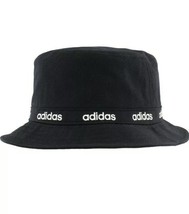 Adidas Women&#39;s Core Essentials Bucket Hat Cap Black/White New Tags - £14.59 GBP