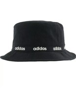 Adidas Women&#39;s Core Essentials Bucket Hat Cap Black/White New Tags - £14.81 GBP