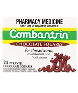 Combantrin Chocolate Squares 24 Worming Treatment for Children, Adult wi... - £20.43 GBP