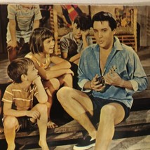 Vintage Elvis Presley magazine pinup picture Elvis with Kids - $3.55
