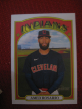 NICE Amed Rosario Topps Heritage 2021 French Text Indians Baseball card # 683 - £11.95 GBP