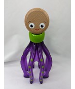 Fisher Price Wood Octopus Plastic Legs 2015 8 Inch - $8.95