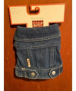 Small Dog Denim Style Sweater Dogs Size 7lbs-12lbs *NEW/Unused* i2 - €13,77 EUR