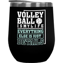 Volleyball Is My Life. Everything Else Is Just Details. Cute Sports Gift... - £21.86 GBP