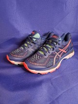 ASICS Gel Kayano 23 Navy Blue Pink Running Race Walking Shoes T696N Wome... - $46.74