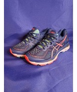 ASICS Gel Kayano 23 Navy Blue Pink Running Race Walking Shoes T696N Womens US 6  - $46.74
