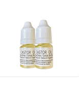 2 pcs Castor Oil Eye Drops Organic Cold Pressed Non GMO Hexane Free Casa Botanic - $19.00