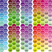 The 216 web safe colour chart for web designers, coders and graphic designers - £19.01 GBP