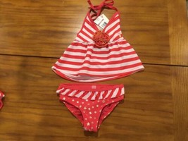 NWT Rugged Bear Baby Toddler Tankini Swimsuit-Sparkling Gold Stars 2T - $476.67 MXN