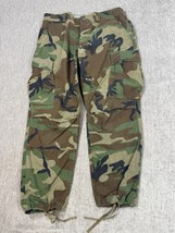 Vintage US Military Combat Trouser Pants Medium Short Woodland Camo BDU ... - $731.94 MXN
