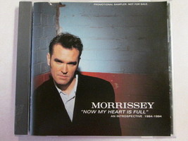 Morrissey Now My Heart Is Full An Introspective 1994-1994 Promo Cd The Smiths - £39.22 GBP