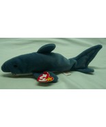 TY Beanie Baby CRUNCH THE SHARK 10&quot; Plush Stuffed Animal Toy 1996 NEW - £158.27 GBP