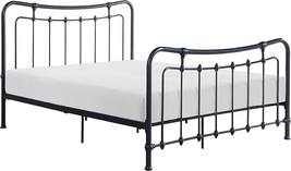 Lexicon Terra Metal Platform Bed, Queen, Gunmetal - £305.09 GBP