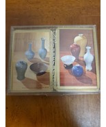 Double Deck Vintage Stancraft Plastic Coated Playing Cards w/ Original Box - $10.36