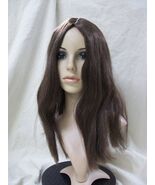 Brown Parted Star Style Wig Hippie 60s Unisex Mary 70s Rocker Wench Witc... - €11,00 EUR