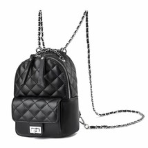 Backpack Female Fashion  Chain Simple Mini Student Casual Ladies Backpack - £29.66 GBP