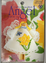 Counted Cross Stitch Kit Clothespin Angel Floral Flower Patterns You Pick  - £16.65 GBP