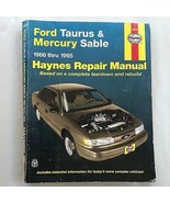 Ford Taurus &amp; Mercury Sable  1986-1995  Haynes Repair Manual, Service Book - $10.89