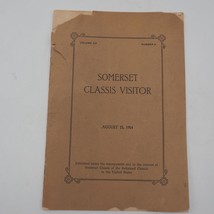 Antiguo Somerset Classis Visitor 1914 Reformed Church Publicación Vol XV No 2 - £54.54 GBP