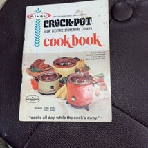 Crockpot Slow Electric Stoneware Cooker Cookbook &amp; Rival 2001 Cookbook - £6.99 GBP