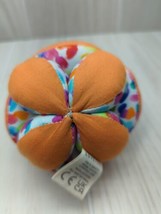 Lovevery Organic Cotton Orange Rainbow color splash Ball baby soft toy e... - $9.89
