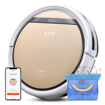 The Ilife V5S Plus Robot Vacuum And Mop Combo Is Equipped With 2.4G Wifi, Alexa, - £100.54 GBP