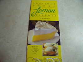 Luscious Fresh Lemon Desserts by Sunkist Booklet - €4,37 EUR