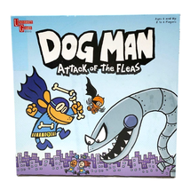 Dog Man Dogman Attack of the Fleas Board Game Complete University Games ... - £10.30 GBP