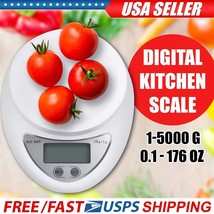 Digital Kitchen Food Cooking Scale Adjusted In Pounds, Kg, Grams, Ounces - $17.99