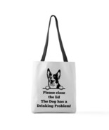 CAROLINA DOG TOILET DRINKING PROBLEM Medium Tote Bag - $54.70 CAD