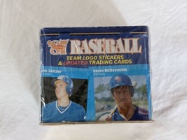 1987 Fleer Baseball Update Glossy Tin Box Complete Set Updated Traded Sealed NEW - £26.74 GBP