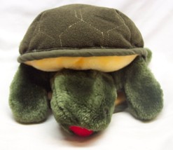 VINTAGE Folkmanis FOLK TAILS TURTLE HAND PUPPET 6&quot; Plush STUFFED ANIMAL Toy - $24.74