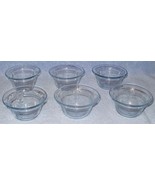 Fire King Sappire Blue Philbe Pattern Individual Custards 6 - €21,41 EUR