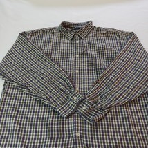 Structure Men's Button Up Long Sleeve Multicolor Plaid Shirt Long Sleeve Size XL image 9