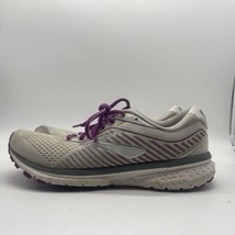 Brooks Ghost 12 Womens US Running Shoes White Purple Grey 1203051B186, Size 10.5 - £29.59 GBP
