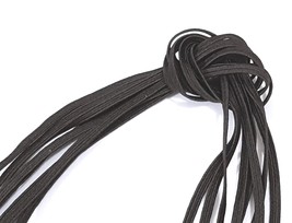 1/8&quot; 3mm wide 5yds - 100yds Black Vintage Thin Narrow Flat Elastic Band EB70 - £4.69 GBP+