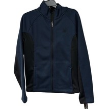 Spyder Constant Full Zip Sweater Frontier Size Small Blue/Black New with... - $47.52