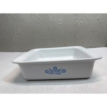 CorningWare Blue Cornflower P-322 8x8x2 Square Baking Dish 2 Qt. USA Vin... - $24.95