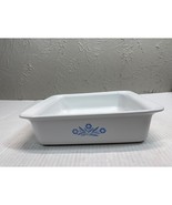 CorningWare Blue Cornflower P-322 8x8x2 Square Baking Dish 2 Qt. USA Vin... - €21,53 EUR