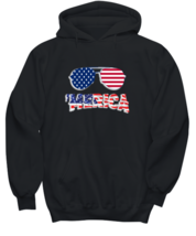 Independence Day Hoodie Merica Independence Day Black-H  - £25.53 GBP