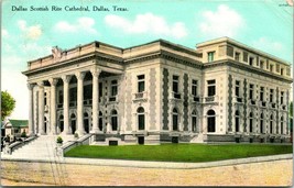 Vtg Postcard 1910 Dallas Scottish Rite Cathedral - Dallas Texas - £4.61 GBP