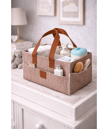 Linen Cloth Baby Diaper Caddy - $46.00