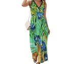Woman Van Gogh Irises Flower Sleeveless Long Dress Party Dress (Size S t... - £25.81 GBP