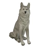 Cries Of The Night Sitting Alpha Grey Direwolf Wolf Home Decor Figurine 6&quot;H - $21.58 CAD