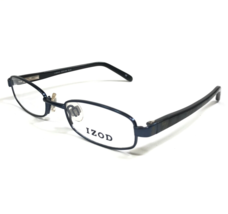 IZOD Small Kids Eyeglasses Frames 608 BLUE Gray Rectangular Full Rim 43-17-120 - £32.72 GBP