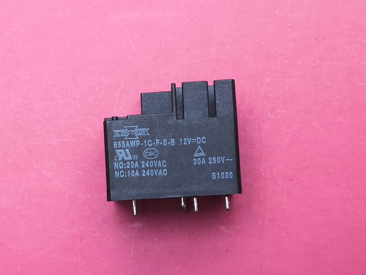 855AWP-1C-F-S-B, 12VDC Relay, SONG CHUAN Brand New!!