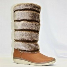 Women&#39;s Timberland Cognac Fur 14&quot; and Roll Top Boots NWT - $159.00