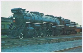 Postcard Train CN Railway 4100 St Constant Quebec Canadian National Museum - £3.88 GBP