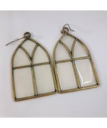 Sanctuary project earrings stained glass church windows Statement Sanctu... - $38.84 CAD