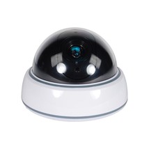DUMMY DOME CAMERA WITH LED AND WHITE BODY - £12.78 GBP